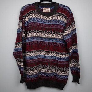 Inka Traditions Baby Alpaca Fair Isle sweater-L